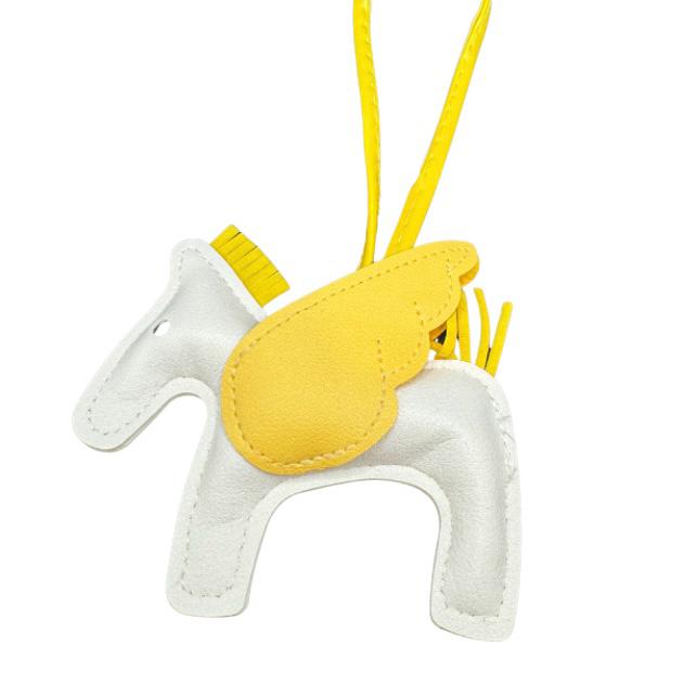 Bagcharm paardje wit