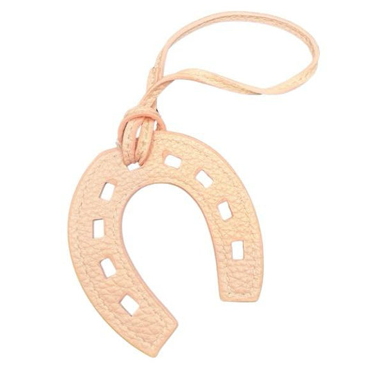 Bagcharm hoefijzer roze
