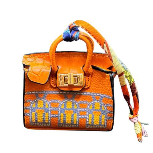 Bagcharm mini tasje oranje