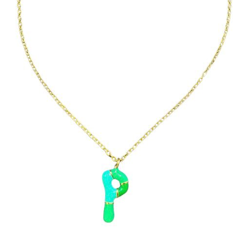 Initiaal ketting P