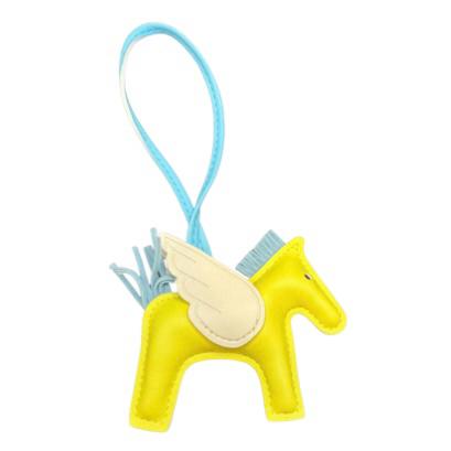 Bagcharm paardje geel