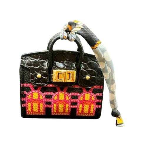 Bagcharm mini tasje zwart