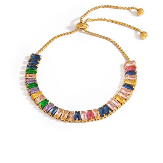 Armband met steentjes multiclour