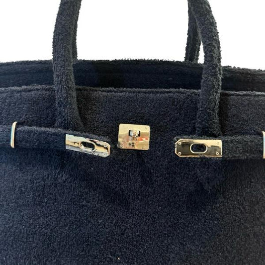 Terry Bag 35, zwart met gouden hardware